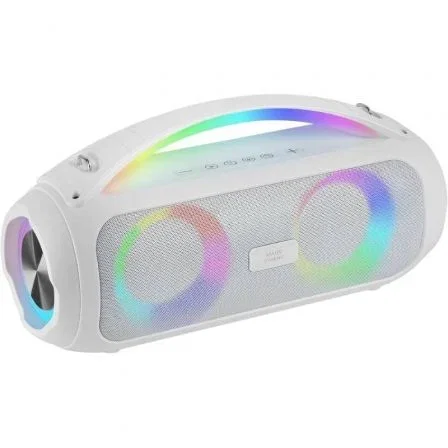 Mars Gaming Altavoz MS-PULSE Bluetooth 50W RMS 2.0 Blanco con Iluminación RGB Portátil Ultra-Bass Mars Gaming Altavoz MS-PULSE Bluetooth 50W RMS 2.0 Blanco con Iluminación RGB Portátil Ultra-Bass